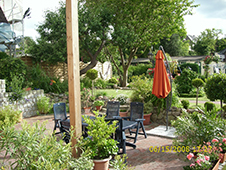 Blick auf die Terrasse